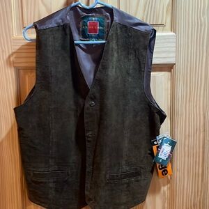 Leather vest Large